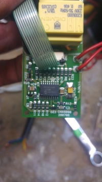 Teka CNX-6000 - Pad³o sterowanie okapu oparte na chipie PIC16F628A-I/SO Teka CNX-6000 - Pad³o sterowanie okapu oparte na chipie PIC16F628A-I/SO