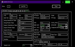 Screenshot of the GetInfo V3.13.2.2 software window with various technical information.