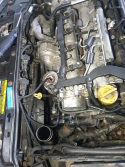 Saab 93 1.9 ttid4 Schemat podcisnienia twinturbo - Podłączenie podcisnienia