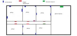 System przyzywowy z włącznikami dzwonkowymi w prywatnym domu opieki - remont, łóżka, sygnalizacja