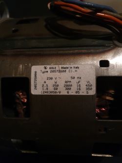 Silnik SOLE Typ 20572600 - jak podłączyć pod 230V