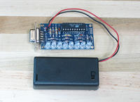 Wyświetlacz widmowy interfacem szeregowym