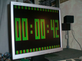 Zegar na VGA z komunikacją przez USB