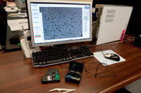 Telefon komórkowy do badania komórek krwi