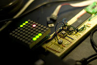 AcceLED Pong - gra w wyświetlaczu LED 8 x 8 z akcelerometrem