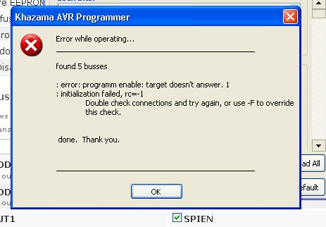 [Atmega8][USBasp] brak połączenia