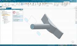 Print-experiment - repairing a workshop light, replacing a metal component