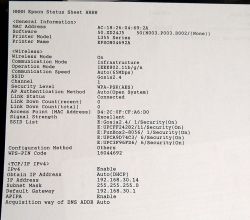 Epson L355 - Przestała łączyć się z siecią Epson L355 - Przestała łączyć się z siecią