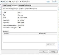 Jak zainicjować dysk zewnętrzny 1000GB po upadku, aby odzyskać dane.