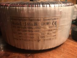 Przeróbka Holton'a 400 na 800 - Toroidalny Transformator 2x65VAC 2kVA, IRFP240/9240, 2SC254 i inne