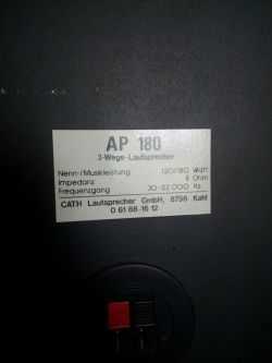 Głośniki AP 180 - Jak rozebrać głośniki AP 180 ?