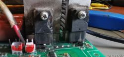 Uszkodzona elektronika w spawarce inwertorowej