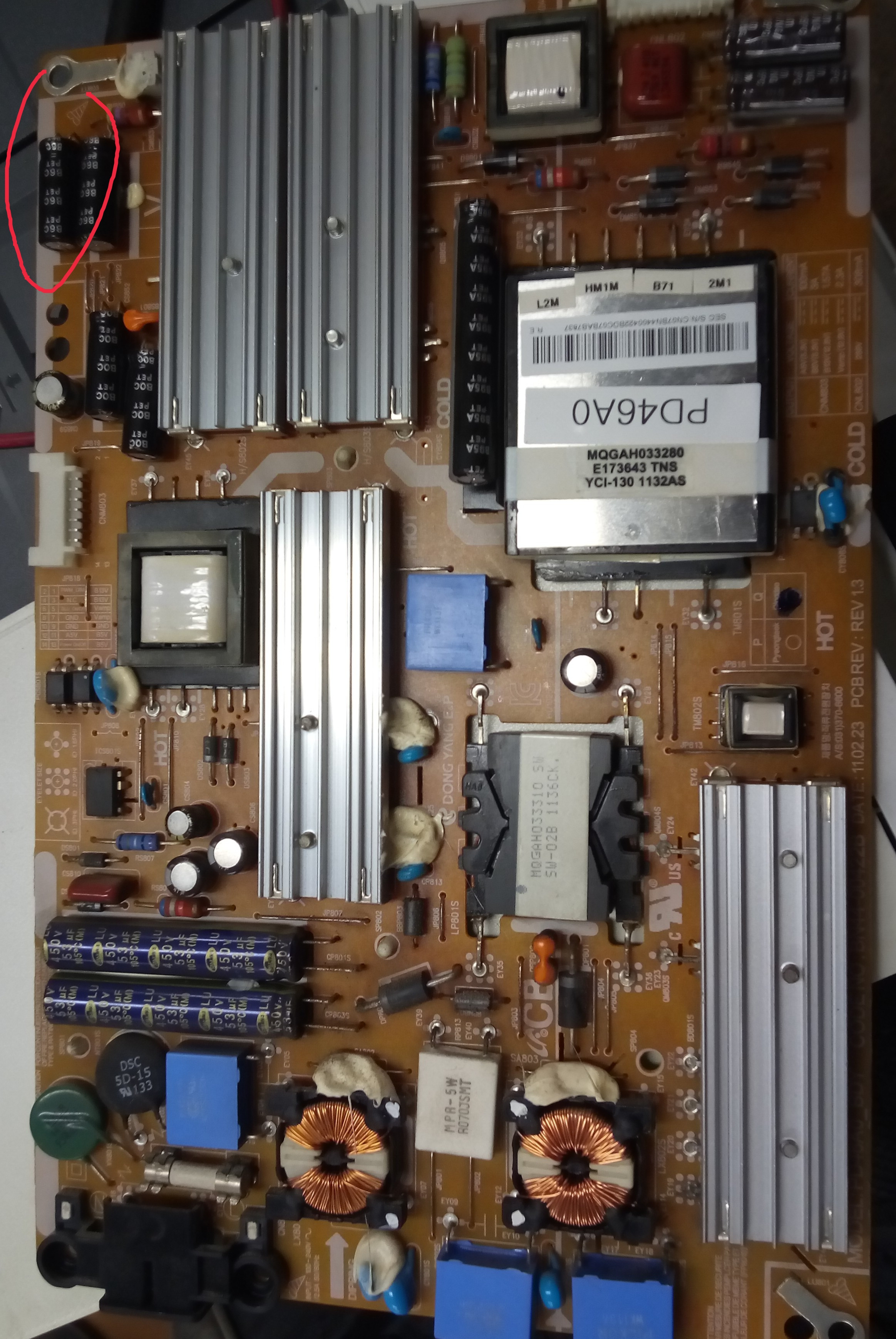 BN44-00422B - Przetwornica nie może się uruchomić - elektroda.pl