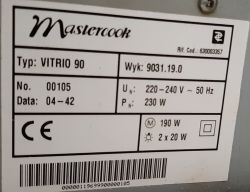 Okap Mastercook VITRIO 90 - Przepalony rezystor R8.