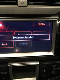 Toyota Touch & Go - Brak zainstalowanej nawigacji Toyota Touch & Go - Brak zainstalowanej nawigacji