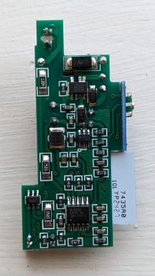 Tomzn TOB9-VAP Circuit Board Image of a Tomzn TOB9-VAP WiFi relay circuit board with electronic components.