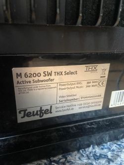 Subwoofer aktywny - brak możliwości uruchomienia suba bez pilota