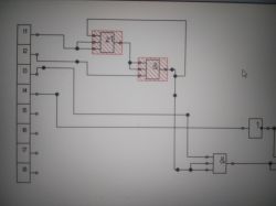 Schemat połączeń z bramkami logicznymi w sterowniku PLC