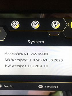 WIWA MAXX New firmware - I would be grateful for the information