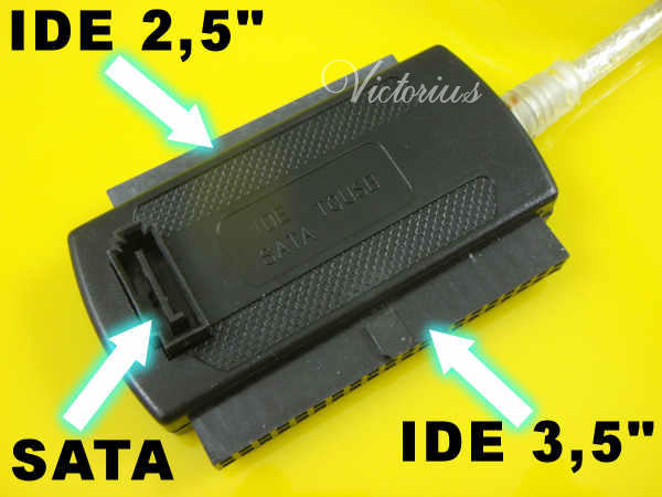 Adapter IDE-USB do stałego podłączenia dysku 2,5 między płytą główną a PC