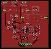 Sprawdzenie schematu PCB miernika do pomiaru 0-40V i 0-5A