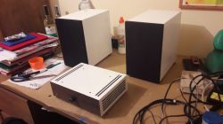 Zestaw dwóch kolumn (kopia Sony SSH-1600) i wzmacniacza stereo na LM3886 Zestaw dwóch kolumn (kopia Sony SSH-1600) i wzmacniacza stereo na LM3886