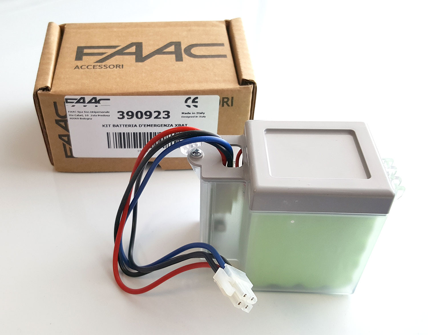 FAAC 391 Czy własny akumulator awaryjny 24V zadziała z centralką E024S? — free download