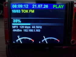 The simplest Internet radio on the ESP32-S3? No installation required – just upload it and it works!