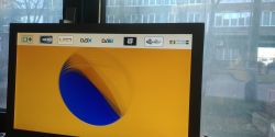 Sharp 22LS240 - Jak wyłączyć pasek informacyjny u góry