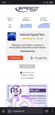 Dobór sprzętu i oferty dla internetu LTE w domu jednorodzinnym w Bukownie - Play czy Tmobile?