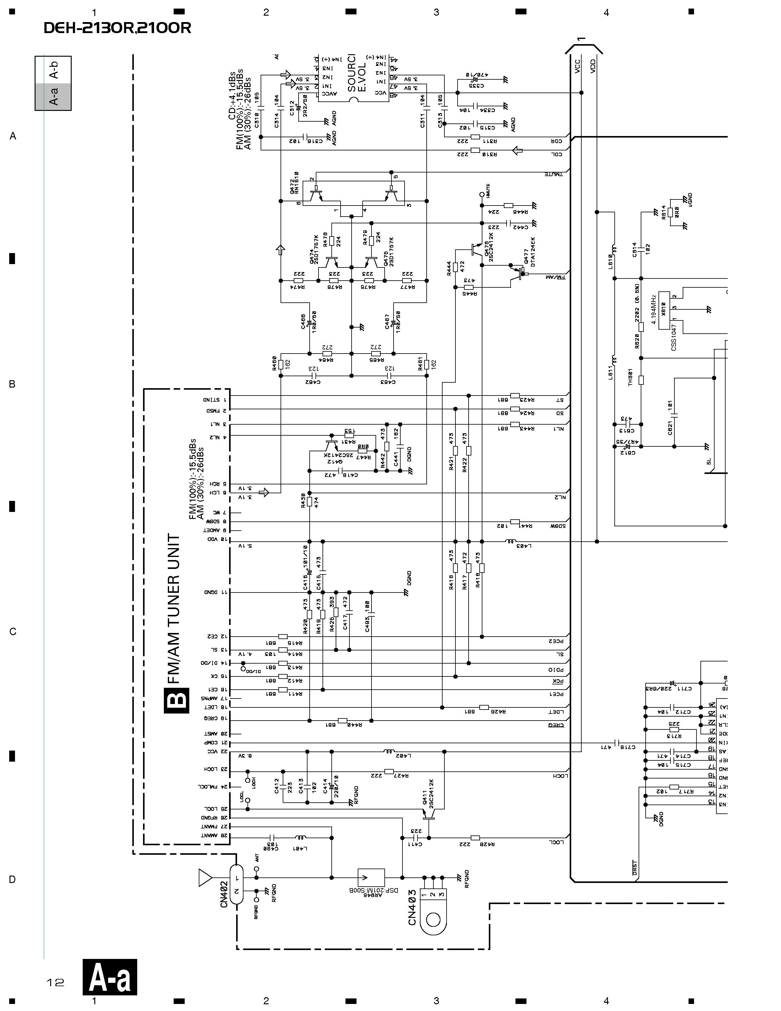 Схема pioneer deh 3210ub