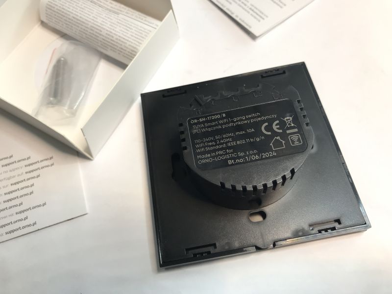 Light switch compatible with Home Assistant? Firmware change OR-SH-17200 Tuya