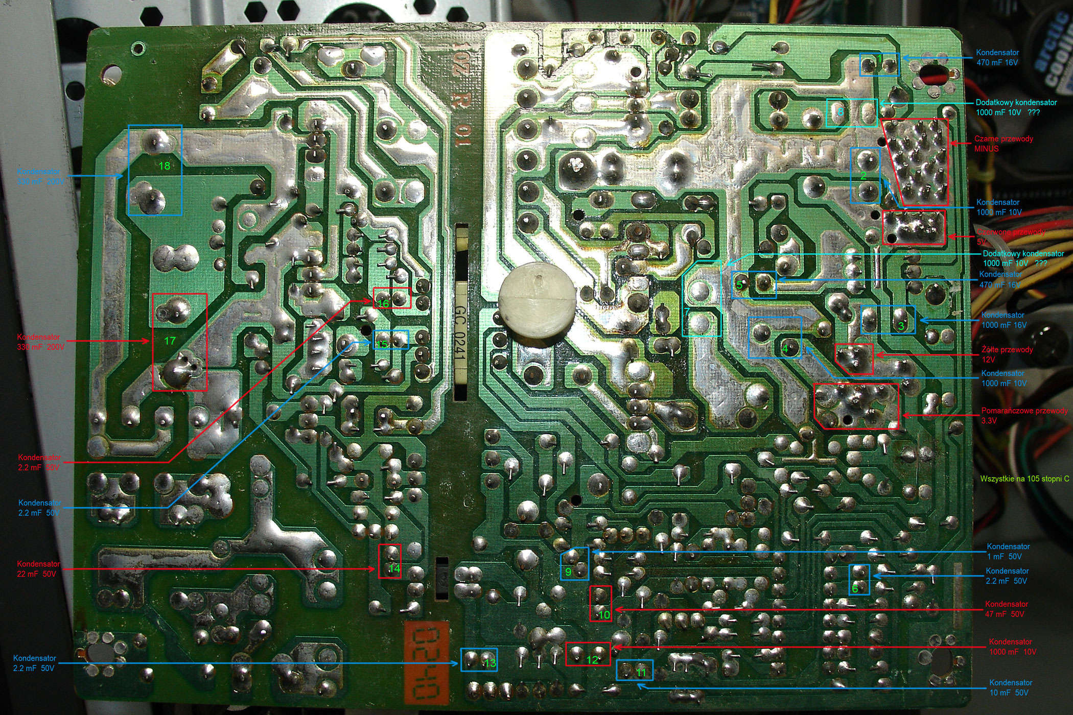 ROPLA-Linkworld/LPD9-300W P4/ATX - Zasilacz czasami restartuje komputer