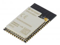 ESP32-S2-WROOM module with visible markings and connectors.