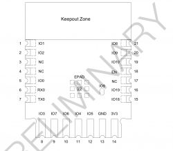 Connector diagram with pin labels, some marked as NC (no connection).