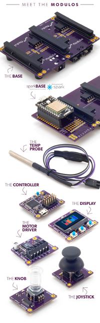 Modulo - zestaw płytek prototypowych bez kabelków