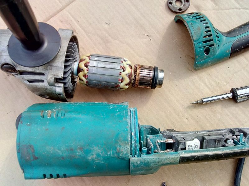 Makita - Lewe obroty w szlifierce Makita Makita - Lewe obroty w szlifierce Makita