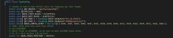 Screenshot of a C# code snippet dealing with Tuya configuration.