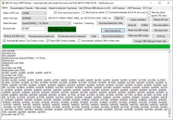Screenshot of BK7231 Easy UART Flasher showing Writing done message