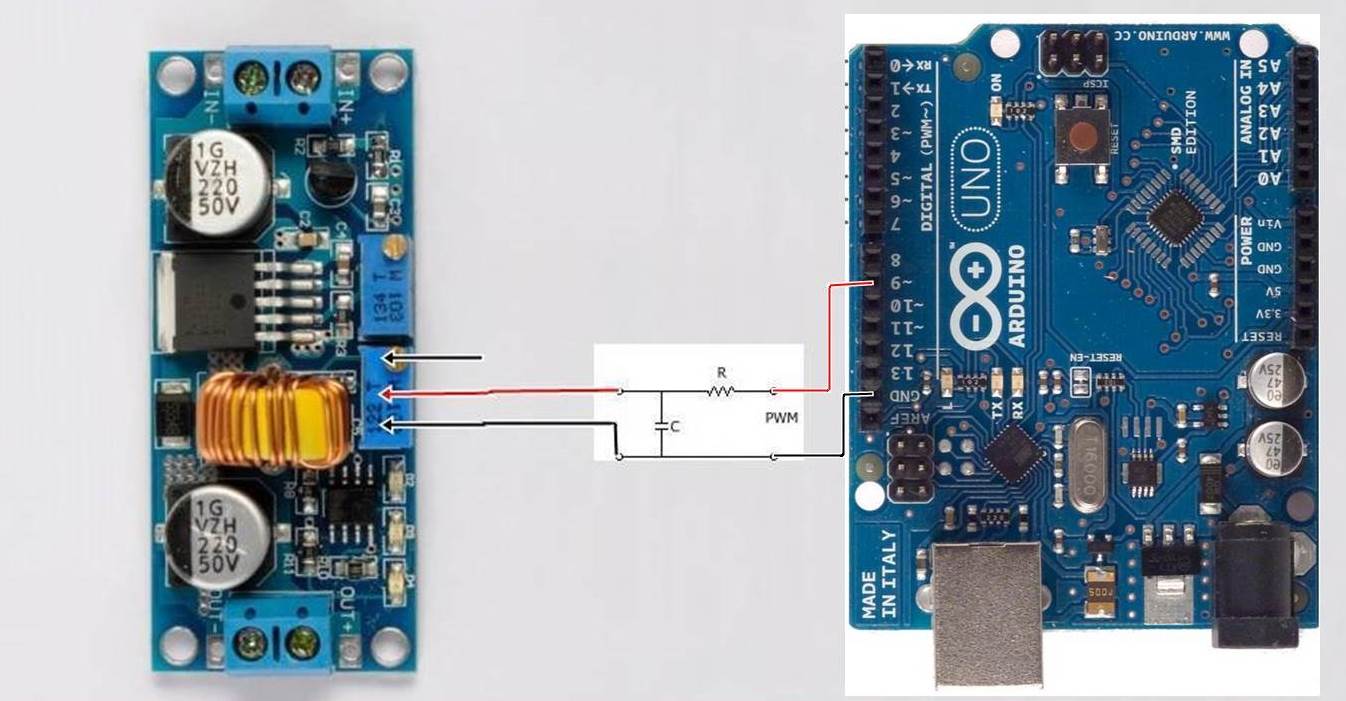 Pwm Step Down Module Sterowanie przetwornicą Step Down za pomocą PWM z Arduino - problemy z ...