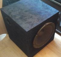 Subwoofer aktywny z głośnikiem EV SX300 - duże wychylenia i niska moc