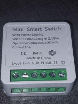 [BK7231N+BL0942] DIY Smart Mini Switch - WBP-1G - konfiguracja, pinout, programowanie