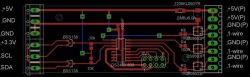 Most 1-Wire -> MODBUS/MQTT na ESP32 z DS2482-800
