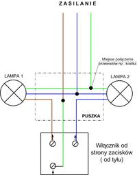 Podłączenie trójżyłowego kabla do podwójnego włącznika światła – jak poprawnie wykonać?