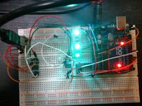 Arduino - Nie działający układ oparty na przykładach?