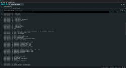 Screenshot of Arduino IDE displaying a list of music tracks.