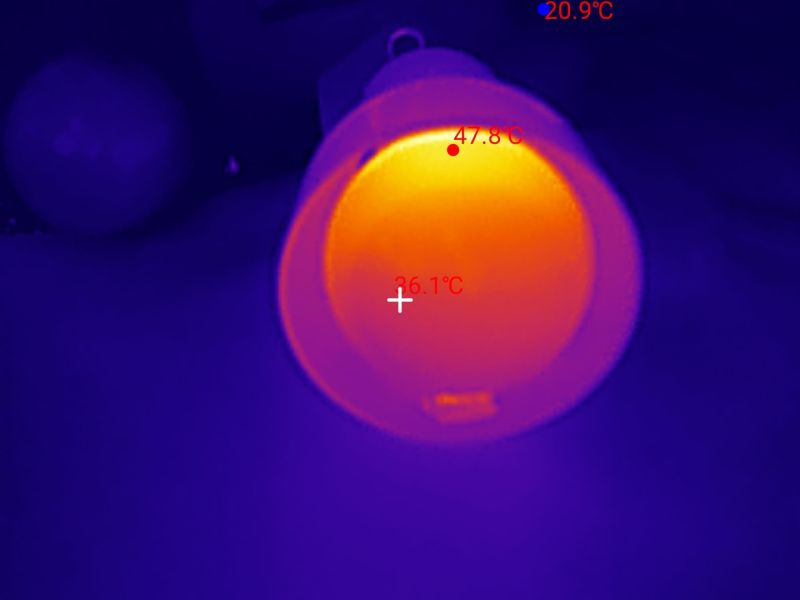 How much does Tuya's Wi-Fi controlled LED lamp heat up? Changing the firmware and extending the life