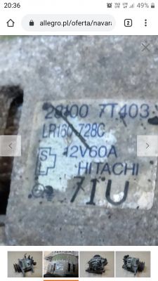 Nissan Navara D21 - Problem z ładowaniem akumulatora