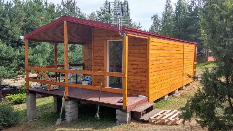 Słaby sygnał DVB-T z Konina na działce w Uklejnicy - MUX 1 i 2 tną, MUX 3 OK