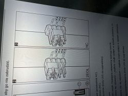 Schemat podłączenia czujki z oznaczeniami 2EOL i NC na złączach